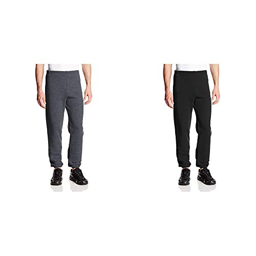 Image of Russell Athletic Men's Dri Power Fleece Elastic Bottom Sweatpants, Relaxed Fit, Moisture Wicking, with or Without Pockets