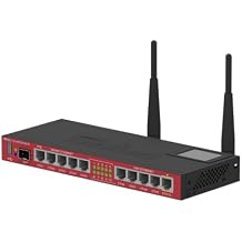 Mikrotik RouterBOARD RB2011UiAS-2HnD-IN Wireless Router 2.4GHz 10-Ports 802.11b/g/n