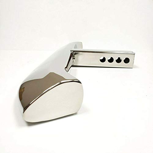 28" Length Towing Hitch Step Bar 2" Receiver Chrome Slant Universal Truck Trailer Rear Bumper Guard #TOP2