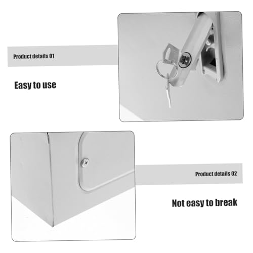 Boîtier électrique extérieur blanc acier inoxydable étanche armoire distribution d'énergie - 3