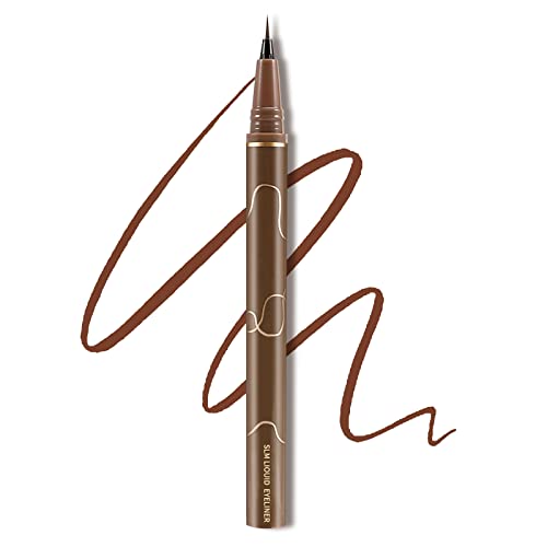 Boobeen Eyeliner Liquid Liner, Black Eyeliner Pen Waterproof with Felt Tip, Ink Liner Eye Liner Long Lasting, Quick Drying