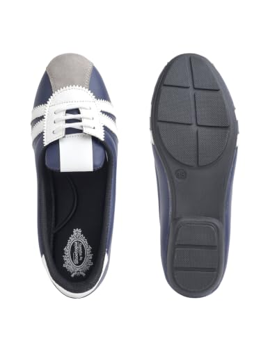 Image of Shoetopia Classic Lace-Up Ballet Flats for Women Fashion Sandals for Casual, Party & Daily Footwear