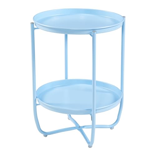 Table basse ronds amovibles pour optimiser l'espace des petits balcons - 4