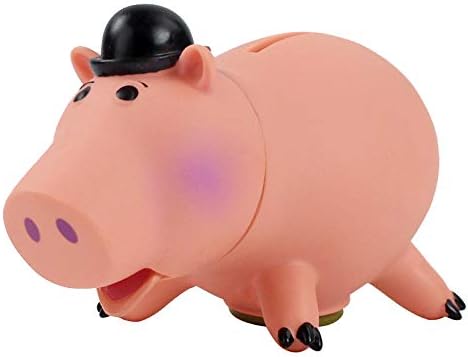 Amazon Hgoo 漫画映画トイストーリーハム貯金箱pvcアクションフィギュアコレクタブルモデル玩具ピンクの豚人形の誕生日プレゼント子供のための 貯金箱 おもちゃ