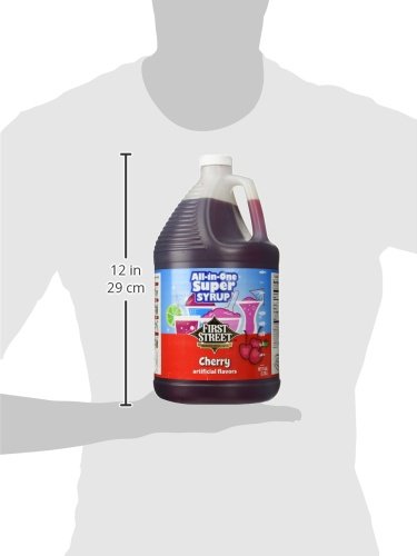 Amazon.com: First Street All-In-One Super Syrup, Cherry, 1 Gallon (3.78  liters) : Grocery & Gourmet Food