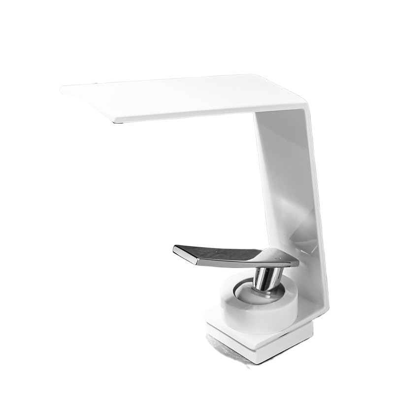 Robinet de lavabo cascade chromé Feng Shui en laiton mitigeur monocommande