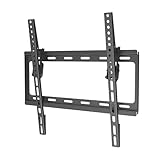 SLx TV Wall Bracket Tilt Slim for 32 to 70 Inch, Ultra Low Profile 27mm, Max VESA 400 x 400, 40kg Heavy Duty Tilting Flat Screen Wall Mount for LED LCD TVs with Built In Spirit Level & Wall Fixing Kit