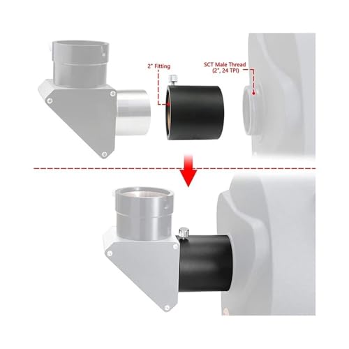 Adaptador de extensión de 2 pulgadas de aluminio SCT anti-flexión 3