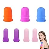 7 Stück Schröpfgläser Silikon,Schröpfen Gesicht,Face Cupping,Schröpfköpfe,Schröpfset Therapie Set,Vacuum Cup,Schröpfmassage Tools,Anti-Cellulite Tools,Gesichtsmassage Werkzeugset für Hals Körper Augen
