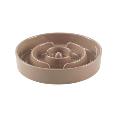 Havniva Ceramic Slow Feeder Dog Bowls, 7.3 in Slow Feeder for Small Breed