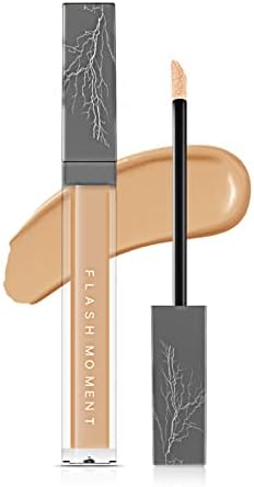 Flash Moment Silkly Liquid Concealer Makeup, Under Eye creamy concealer, Full Coverage, High Block Deffect Force, Hydrating, Highlighters, for Dark Circles, Acnes, 403#, 0.2 Fl Oz(Pack of 1)