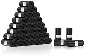 Sacchetti Igienici Kit 1000 Pezzi Neri Per Escrementi Bisogni