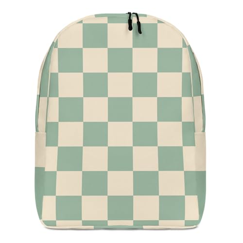 Sac à dos en toile Master Flame antivol et imperméable motif vague crème