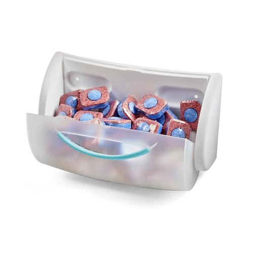 Snips, Tablettenhalter für Geschirrspüler, Tablettenhalter für Waschmaschine, Organizer für Reinigungsmittel für Geschirrspüler und Waschmaschine, 22,5 x 12,5 x 8 cm, Made in Italy