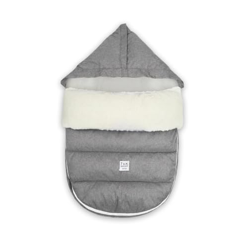 Image of 7 A.M. 7AM Enfant Universal Stroller Footmuff - Water Repellent Winter Bunting Bag for Strollers & Car Seats, Soft Micro-Fleece & Plush Lined Stroller Footmuff for Baby Boy & Girl | LambPOD