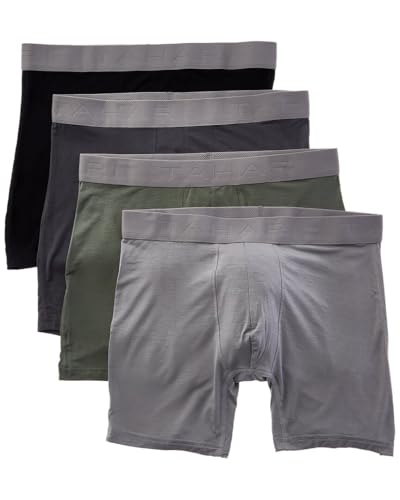 TAHARI 4Pk Modern Fit Luxe Micro Ultra Soft Boxer Brief