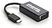 Plugable USB C to VGA Adapter Compatible with 2018 iPad Pro, 2018 MacBook Air, 2018 MacBook Pro, Surface Book 2, Thunderbolt 3 & More (Support for resultions up to 1920x1200 @ 60Hz)