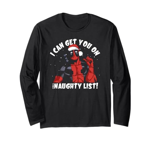 Marvel Deadpool Christmas I Can Get You On The Naughty List! ����T�V���c