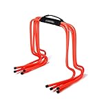 Hurdle Football Training Equipment, Basketball Training Auxiliary Equipment Pack of 5 Agility Training Obstacles ABS Hurdles, Children's Small Hurdles XJJUN (Color : Orange, Size : High-50cm)