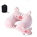 Memoria cotone cuscino a forma di U può essere accettato cuscino collo 29 x 25 x 14cm Borsa di maiale più