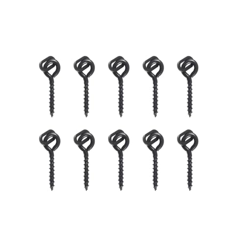 100 tornillos boilie para pesca de carpas, multicolor