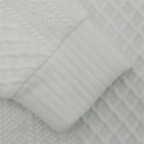 Dudlle Men's Cashmere Sweaters, Men's Outdoor Casual Stand Cashmere Button Long Sleeve Sweater, Pullover Collar Sweater4