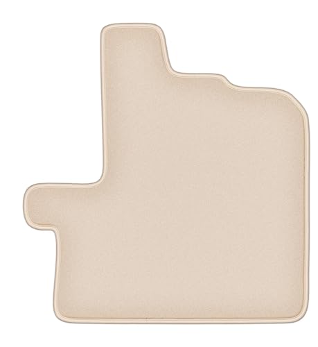 Tapis de sol Fiat Ducato III (2006-2014) : velours premium beige pour cabine conducteur