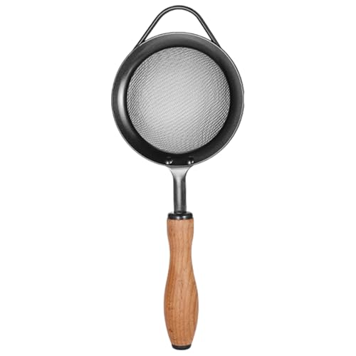 Colador de Malla Fina | Colador de Acero Inoxidable con Malla Fina | Utensilio para Cedazar Escurrir Enjuagar Pasta Café Harina Té Quinoa Huevo Arroz