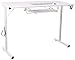 SewStation 101 Cutting, Quilting, and Craft Table, Portable with Wheels Sewing Table by SewingRite - White