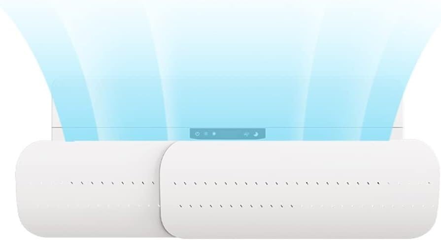 Déflecteur d'air de climatisation rétractable anti-souffle pour split mural intérieur