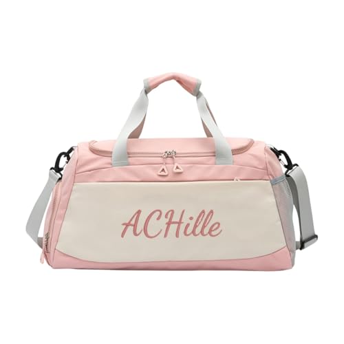Personalisierte Sporttasche & Reisetasche mit gesticktem Namen und Text,Wasserdicht Tasche für Trainingstasche, Gym, Travel, Schwimmen, Sauna, fußball,50 x 23x 27 cm Personalisierte Sporttasche & Reisetasche mit gesticktem Namen und Text,Wasserdicht Tasche für Trainingstasche, Gym, Travel, Schwimmen, Sauna, fußball,50 x 23x 27 cm
