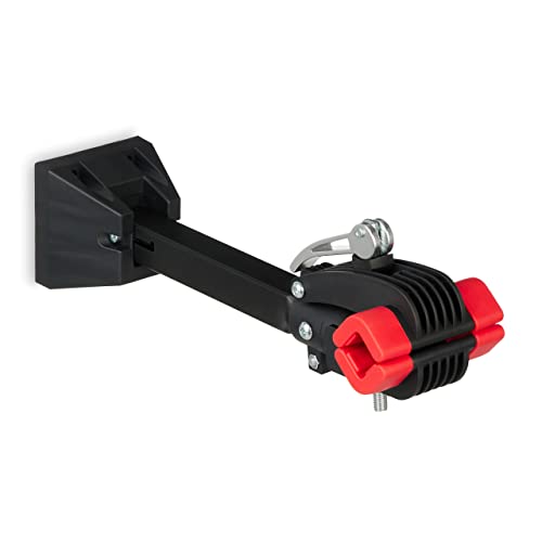 Relaxdays Fahrrad Montageständer Wand, Rahmen 25-40 mm, bis 20 kg, Rad...