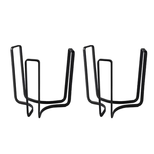 2 Pcs Iron Plate Holders, Space-Saving Plate Racks for Kitchen Storage, Sturdy Steel Dish Organizer for Home & Hotel Use