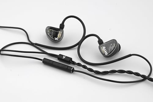Image of Fanmusic TRUTHEAR GATE Cost-Effective Dynamic Driver in-Ear Headphone with 0.78 2Pin Cable (Black, with mic)