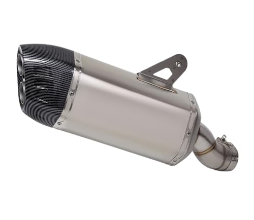 Motocicleta Tubo Escape Silenciador Slip-On Line De 60 Mm con Tubo Protector Gigante para Motocicleta para R1300GS ADV (Modelos 2024-2025).