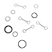 4LE2 Engine Full Gasket Kit Head Gasket Set for Isuzu Engine Case CX75 CX80 New Holland E70B Sumitomo SH75UJ-7 Hitachi ZAX55 40 50 70 85 Kobelco IHI 45NX JCB Mini Excavator Denyo DCA25 Generator