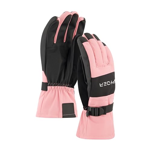Spyder Womens Insulated Ski Gloves Mauve Rose M