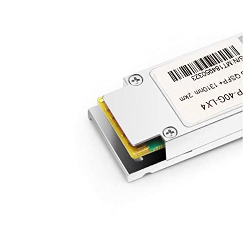 Image of 40GBASE-UNIV QSFP+ Optical Transceiver Module Compatible with Mellanox QSFP-LX4-40G 40GBASE-QSFP-LX4 40G LX4 Duplex LC SMF /MMF 1310nm 2km /150m DDM