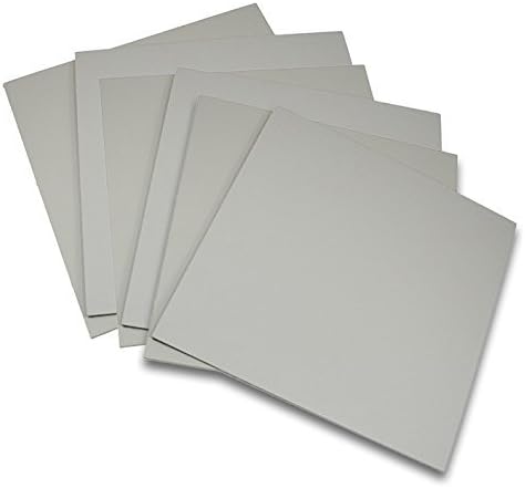 Battleship Gray Traditional Carving Printing Studio 24 Classroom Studio Pack of Firm Sheets Unmounted Artist Printmaking Art Tool Set (5 x 5")