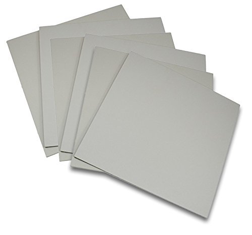 Battleship Gray Traditional Carving Printing Studio 24 Classroom Studio Pack of Firm Sheets Unmounted Artist Printmaking Art Tool Set (5 x 5")