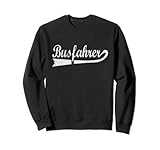 Busfahrer Retro Buslinie Schulbus Beruf Sweatshirt
