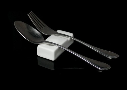 Repose-couverts en porcelaine Cover