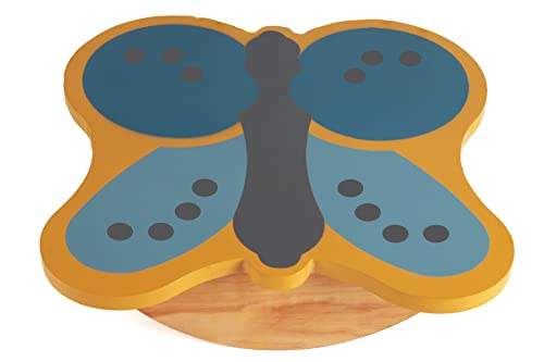 Tooba-Furniture-Factory-Wooden-Balance-Board-Butterfly-Style-Balancing-Activity-Fitness-Toy-for-Kids-Indoor-and-Outdoor-Blue-Yellow