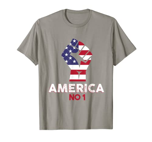 American Unity Fist Independence Day Camiseta Camiseta