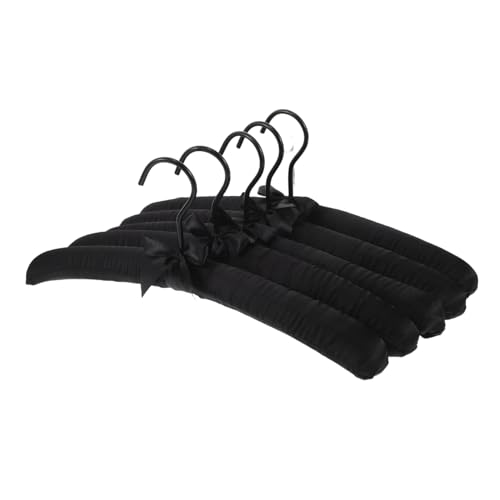 Garneck 5pcs Satin Padded Hangers Soft Cushioned Hangers for Coats Sweaters and Dresses Nonslip Design for Garment Protection Stylish and Wardrobe Essentials