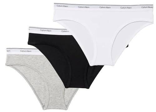Bikini Calvin Klein coton extensible et doux lot de 3 sous-vêtements