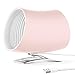 Price comparison product image EasyAcc Small Personal USB Fan Portable Mini Table Desk Fan With Double-blades Touch Control Adjustable Whisper Cooling Fan Desktop Personal Fan Two Speed for Home, Office  Pink