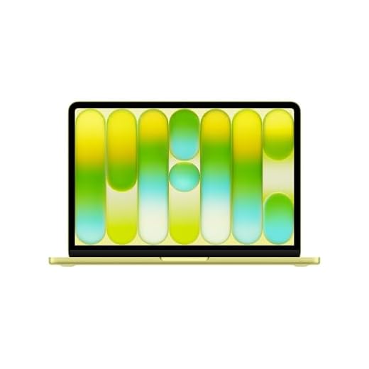 Apple MacBook Neo 13'' con chip A18 Pro: progettato per l’AI e Apple Intelligence, display Liquid Retina, 256GB di archiviazione SSD, videocamera FaceTime HD a 1080p – Giallo agrume