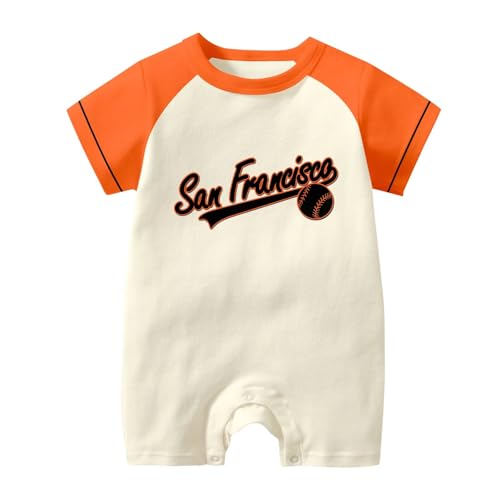 Image of KREDE Baby Clothes Unisex Bodysuit White Custom Name Number for Baby Boys