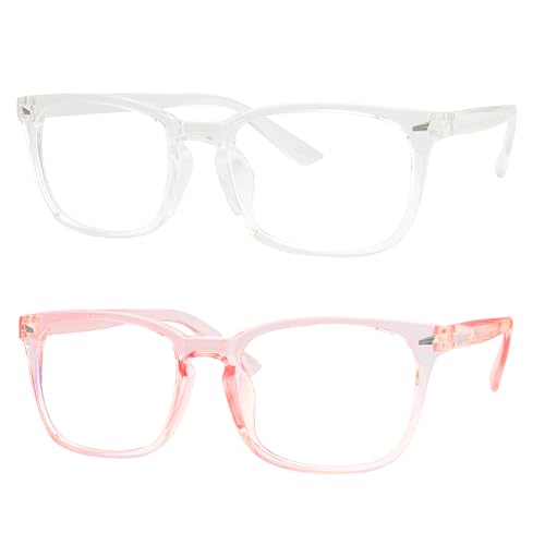 Image of YGAUZ Blue Light Glasses - Clear, Black, Men's & Women's Styles